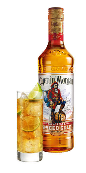 Captain Morgan Spiced Gold & Ginger Ale