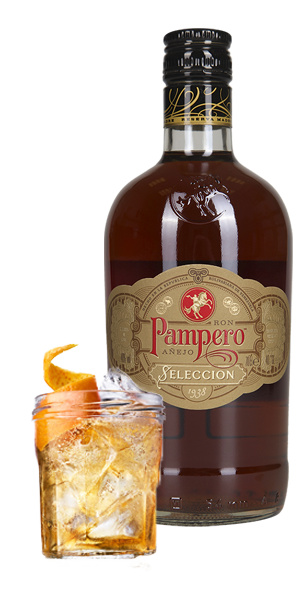 Pampero Seleccion with Tonic & Orange