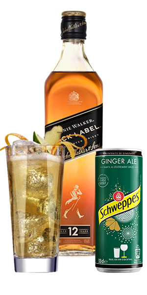 Johnnie Walker Black Label Ginger Orange