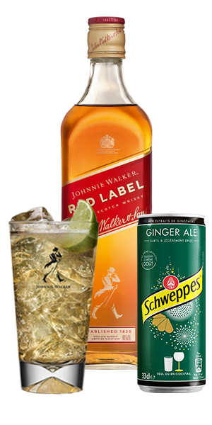 Johnnie Walker Red Label Ginger Ale