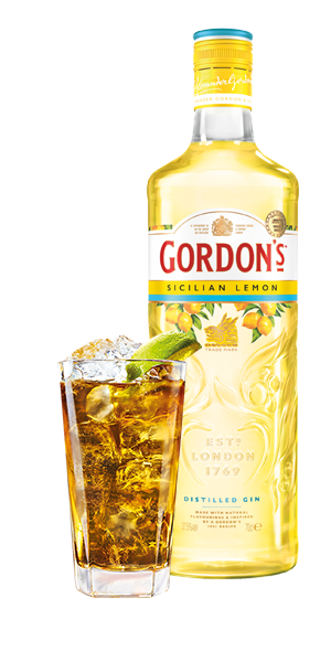 Gordon’s Sicilian Lemon Ginger Fizz