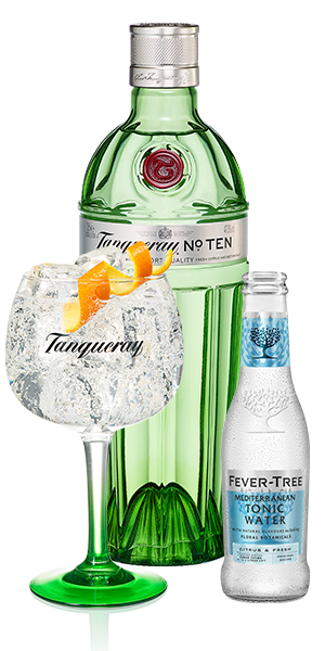 Tanqueray No. Ten Gin & Tonic with Orange Peel